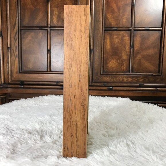 Vintage Coca-Cola Wood/Glass Small Grandfather Gold/MirrorTrim Stand Wall Clock - Picture 7 of 10